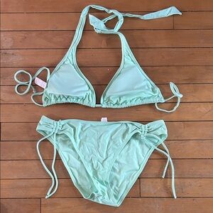 EUC Mint Green Bikini Set